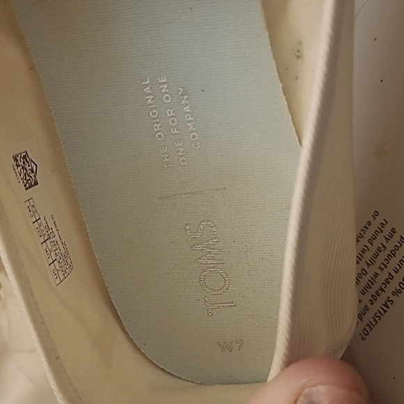 Casual Toms Womens 7W - Picture 4 of 9